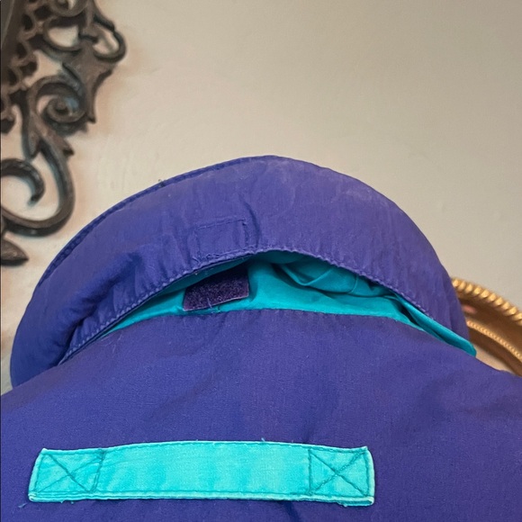 Men's Lightweight vintage 90’s Blue & Teal Shirt Jacket - Picture 3 of 6